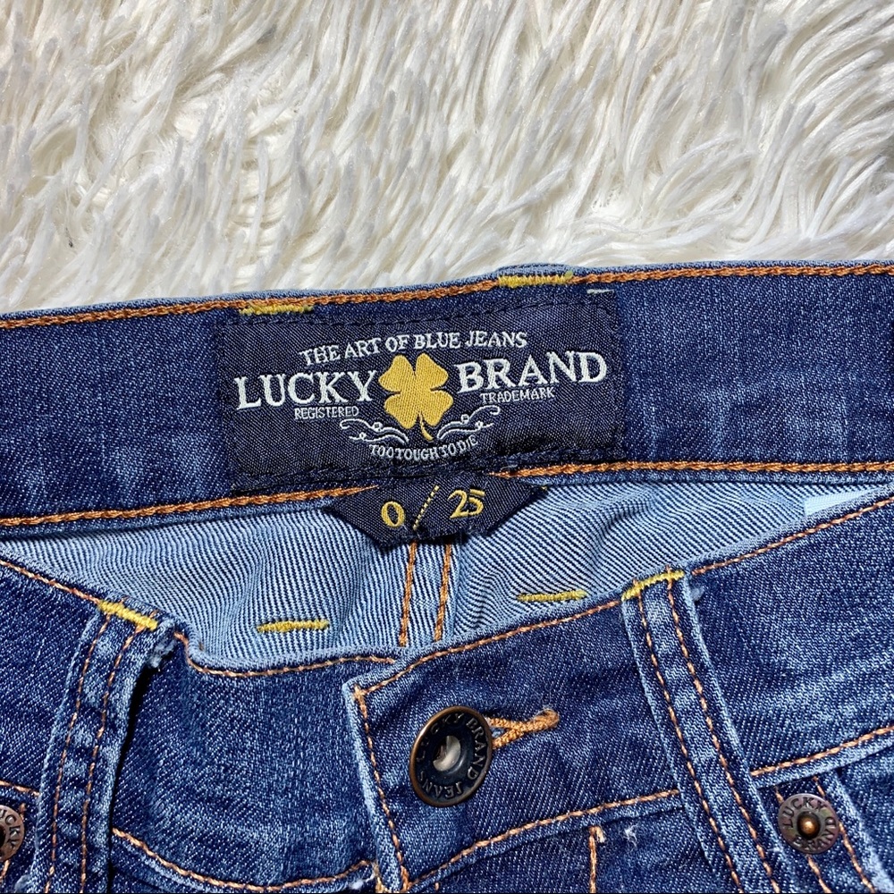 Lucky Brand Sweet N’ Flare Dark Wash Jeans 0 / 25 - Picture 4 of 11